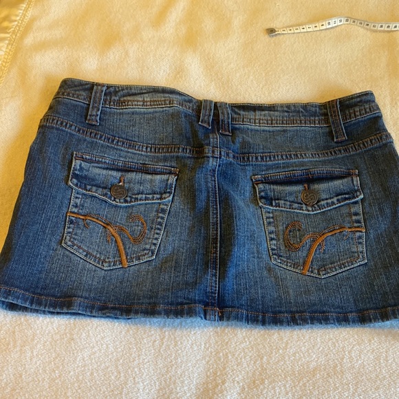 Denim mini skirt seductions size 11 - Picture 6 of 8